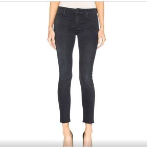 Mother Looker Ankle Fray - Blackbird wash - Size 28